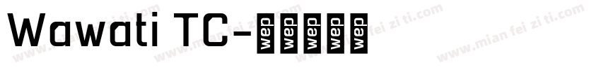 Wawati TC字体转换